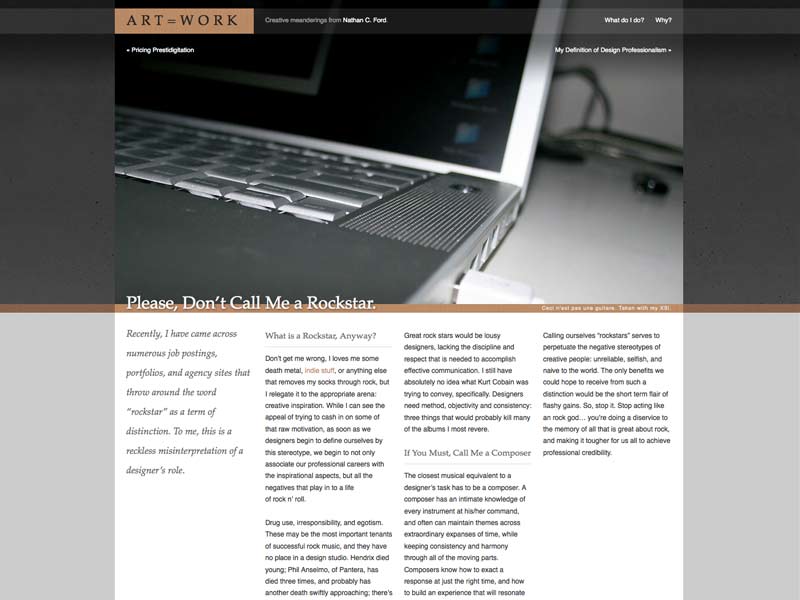 Art=Work in 2008